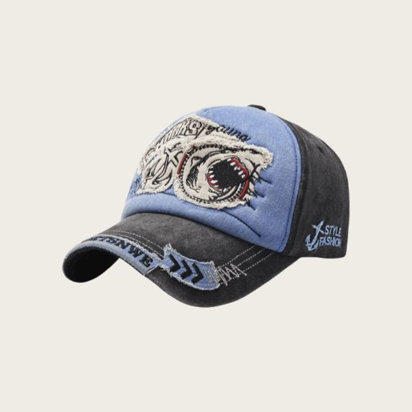 Midnight Blue Shark Curve Cap - Image 2