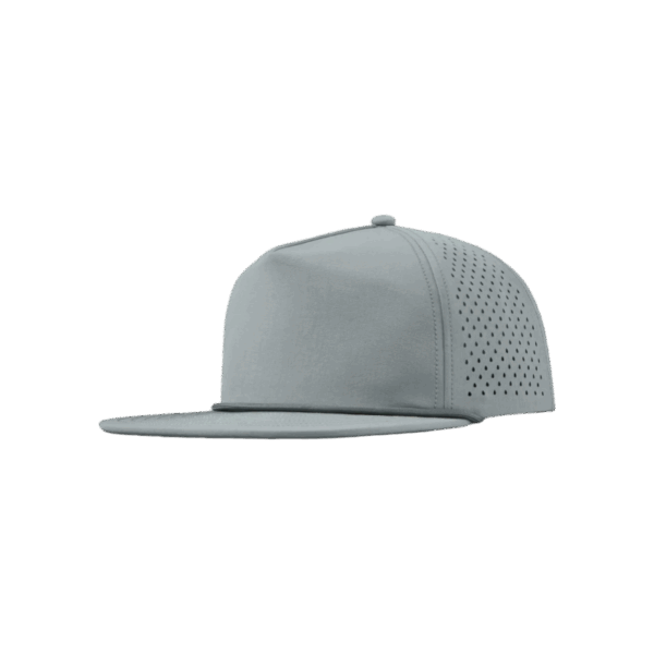 Gray Flat Brim Cap