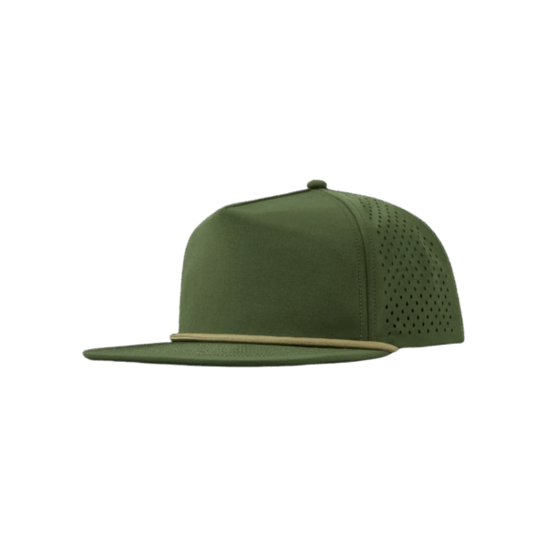 Green Flat Brim Cap